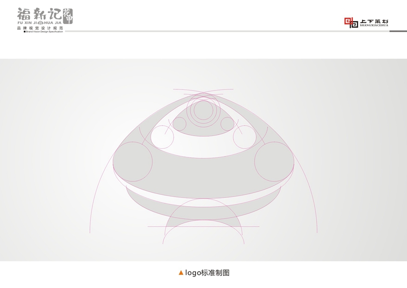 福新記花甲標(biāo)志設(shè)計(jì)，新鄉(xiāng)logo設(shè)計(jì)